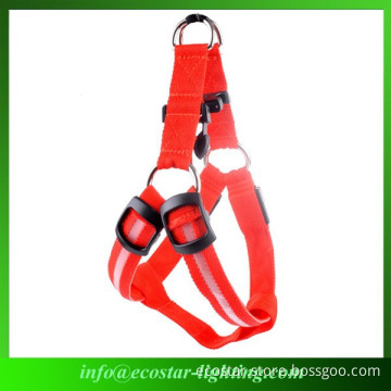 new arrival led light-up pet dog harness manufacturer